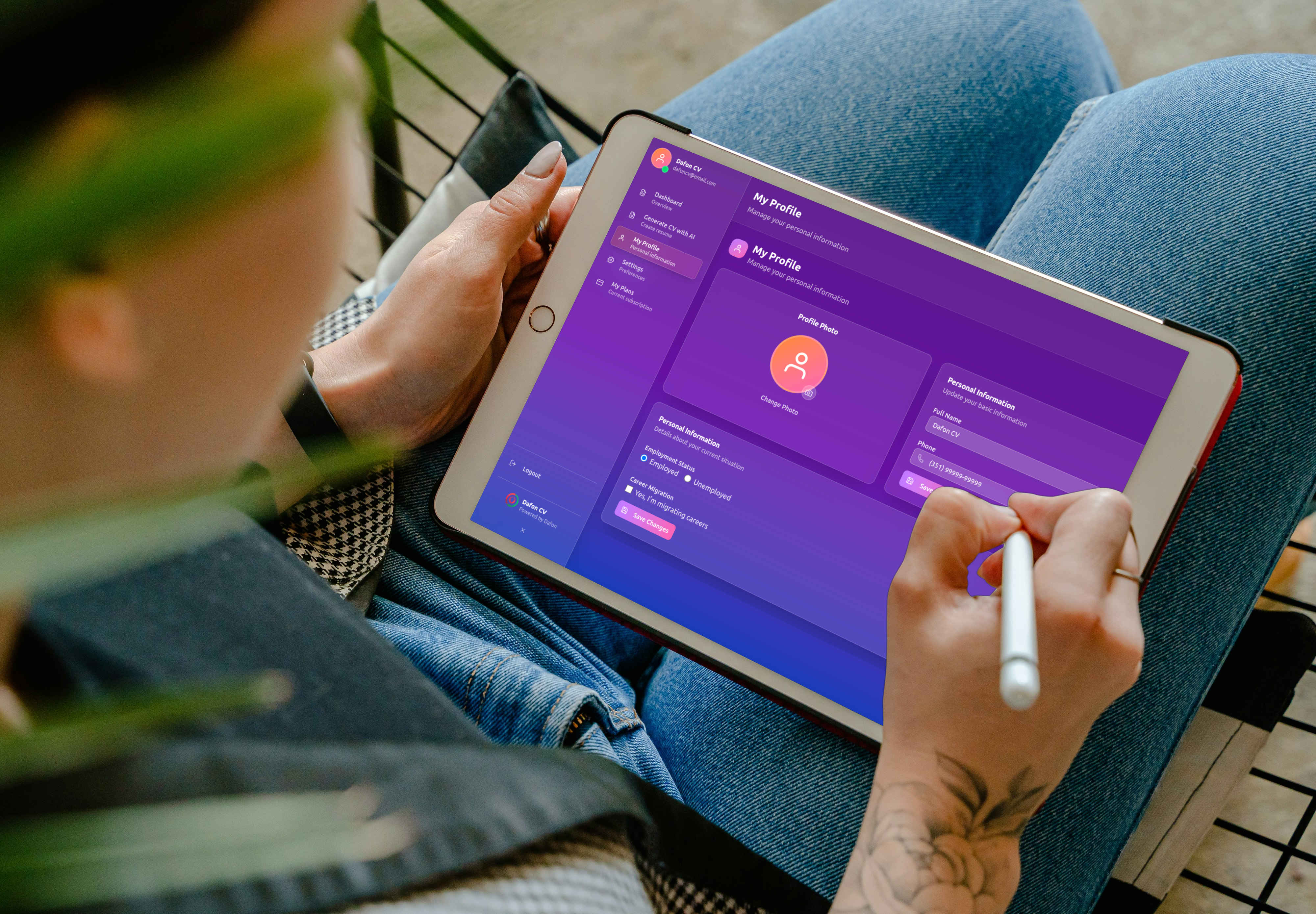 DafonCV — AI-Powered CV Platform